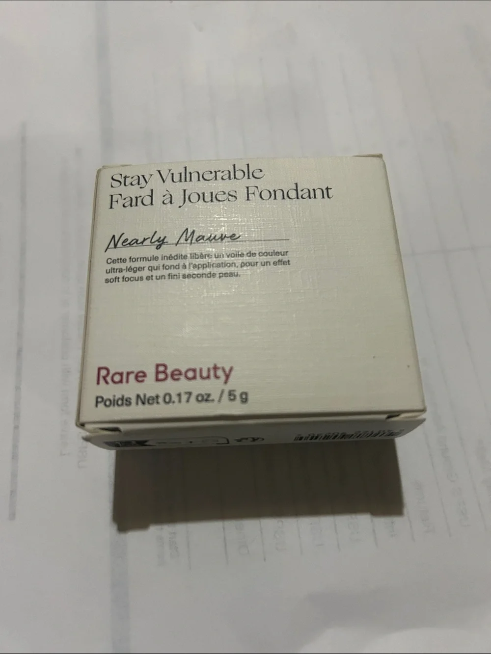 Rare Beauty Nearly Mauve Cream Blush
